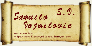 Samuilo Vojmilović vizit kartica